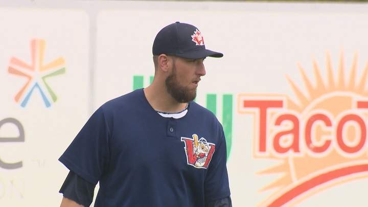 Winnipeg Goldeyes pitcher Duke von Schamann.