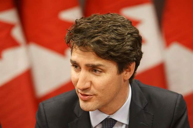 Prime Minster Justin Trudeau participates in a roundtable with the Council of India Societies of Edmonton, in Edmonton on Saturday, May 20, 2017. 