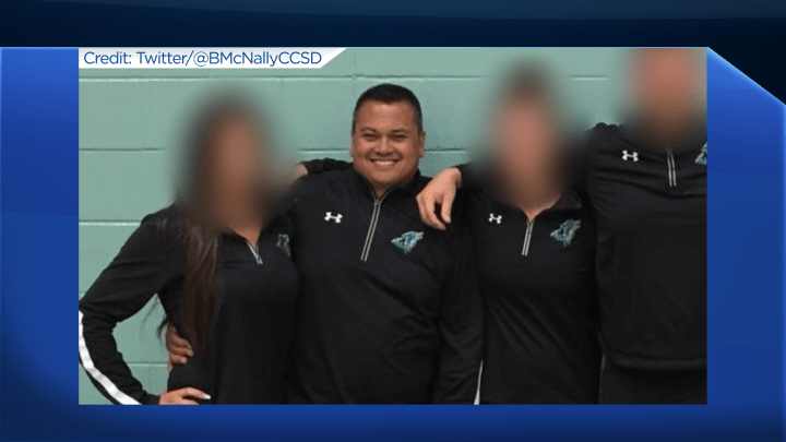 Edwin Arias has been charged with sexual assault and sexual contact with a youth by a person in authority.