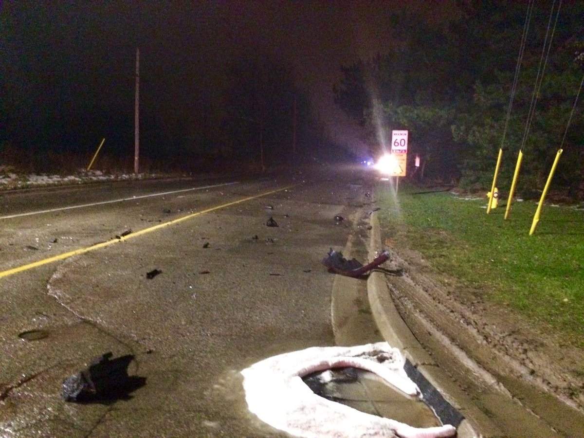 London Police investigate a fatal crash at the intersection of Richmond and Sunningdale.