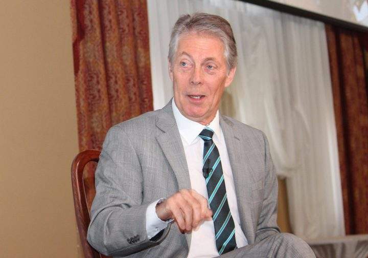 Hamilton's mayor talked LRT and the 2018 municipal election during a breakfast event for chamber of commerce members.