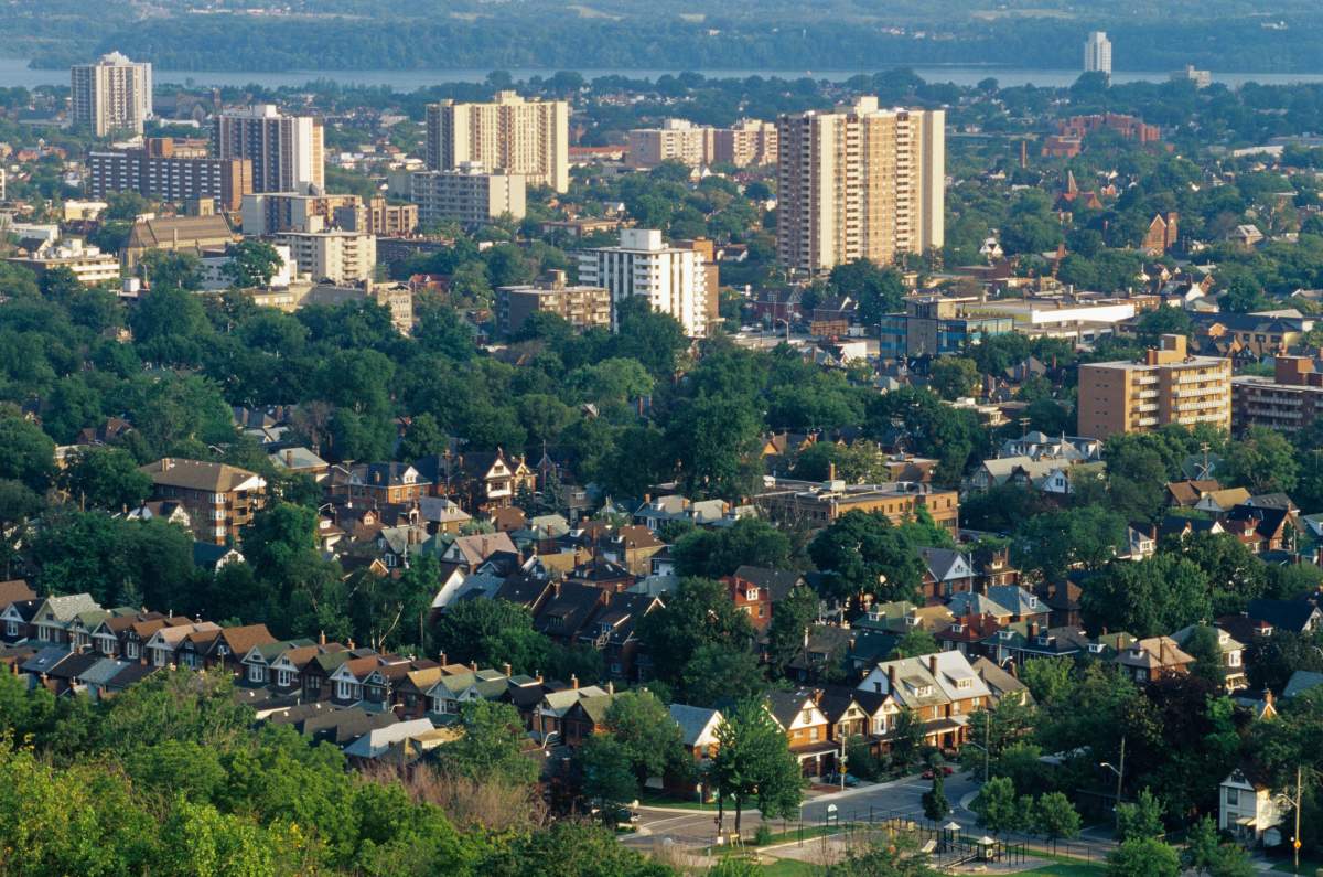 View from the Brow, Hamilton, Ontario, Canada.
