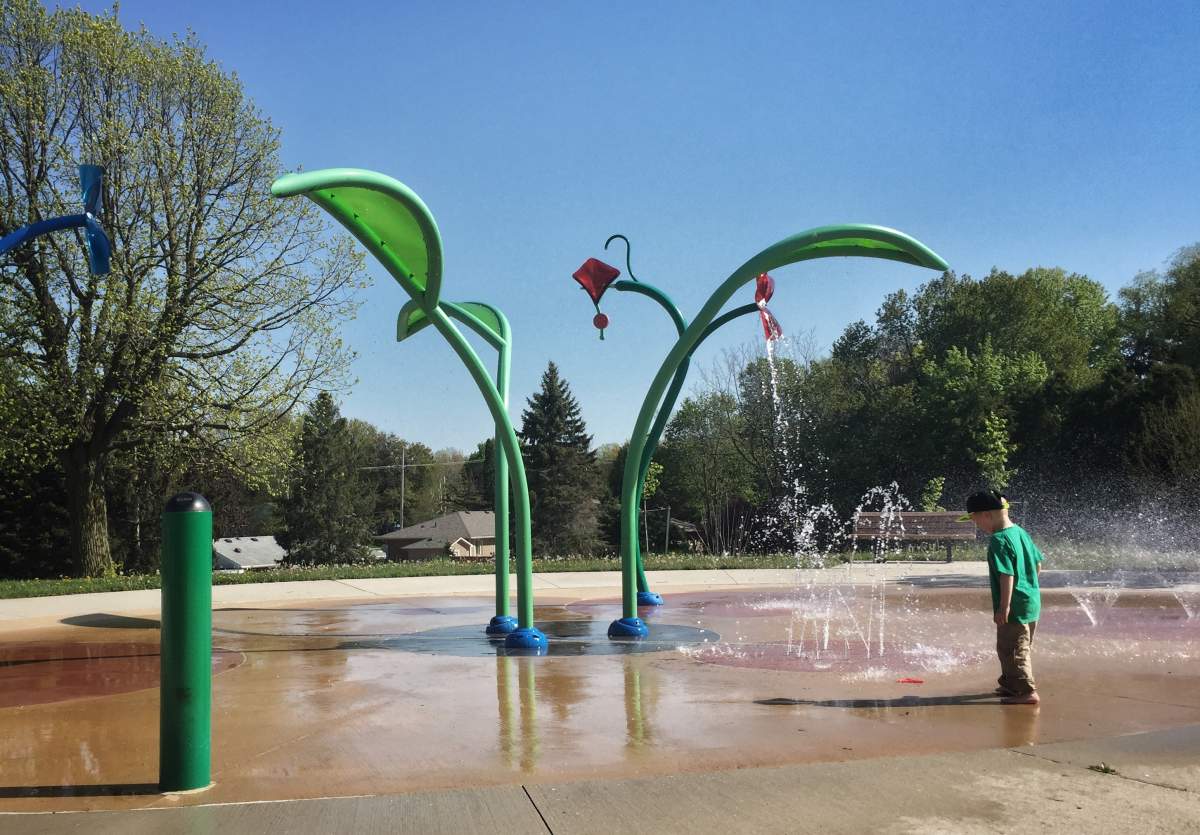 The City of London says spray pads will operate between 9 a.m. and 9 p.m. daily.