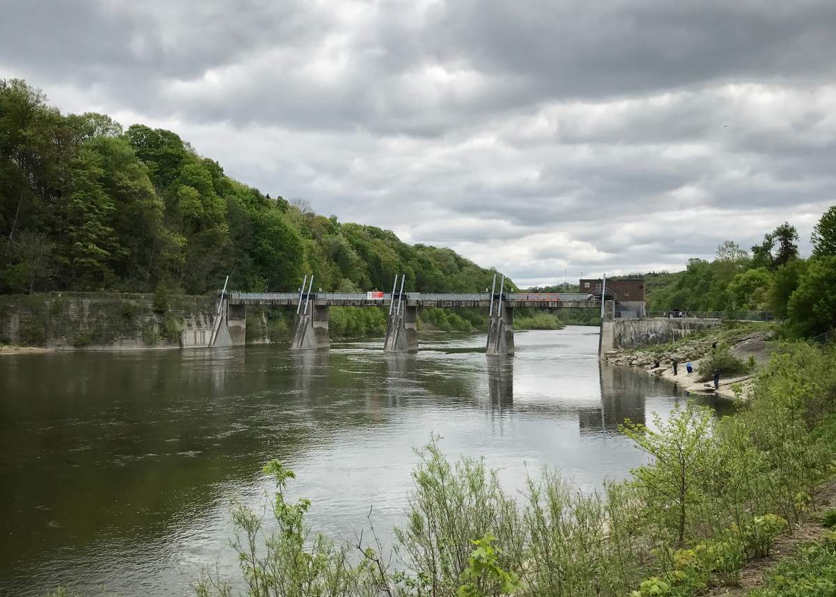 The Springbank Dam in London, Ont. on May 22, 2017.