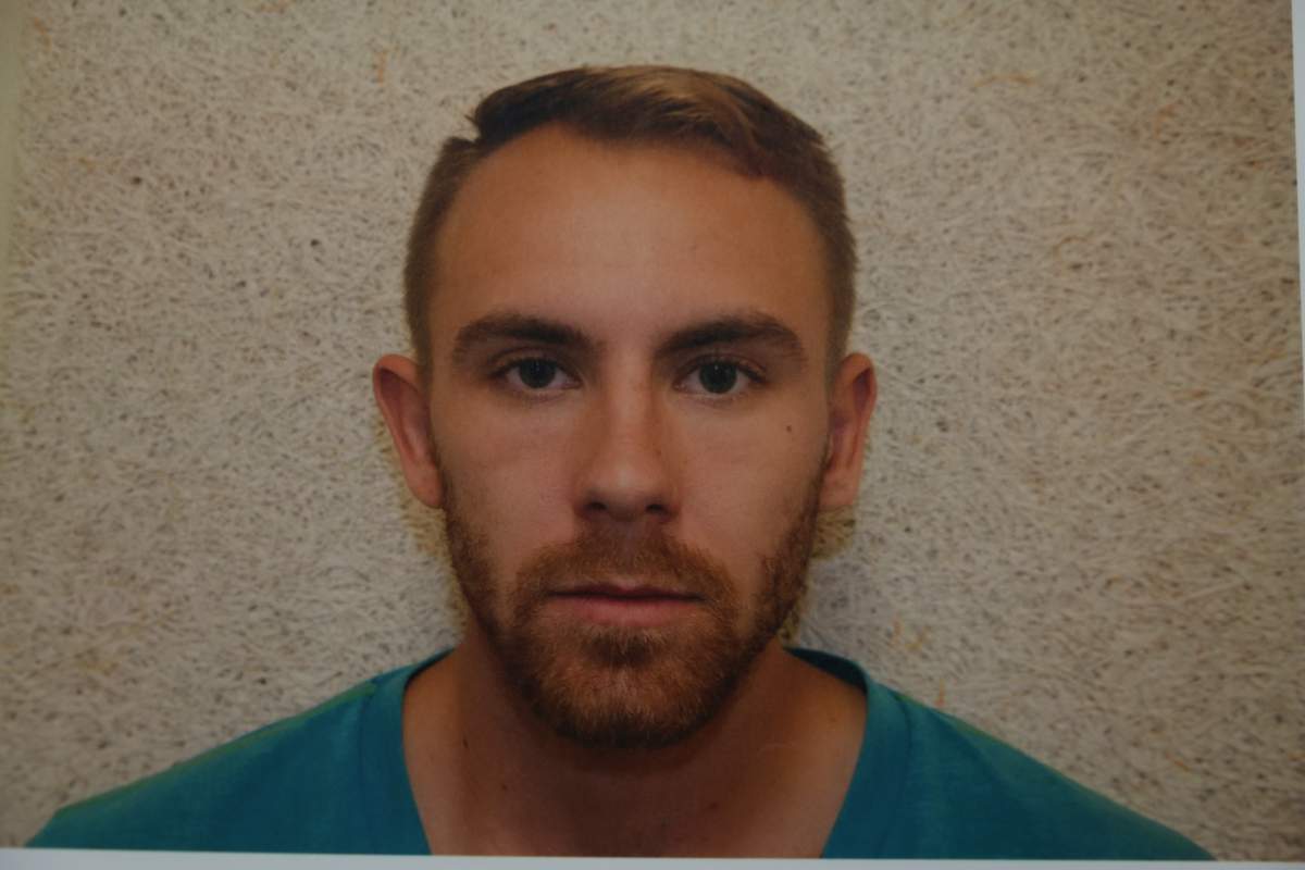 This photo of William Sandeson was taken by Halifax Regional Police moments after they informed him he was being charged with murder. 