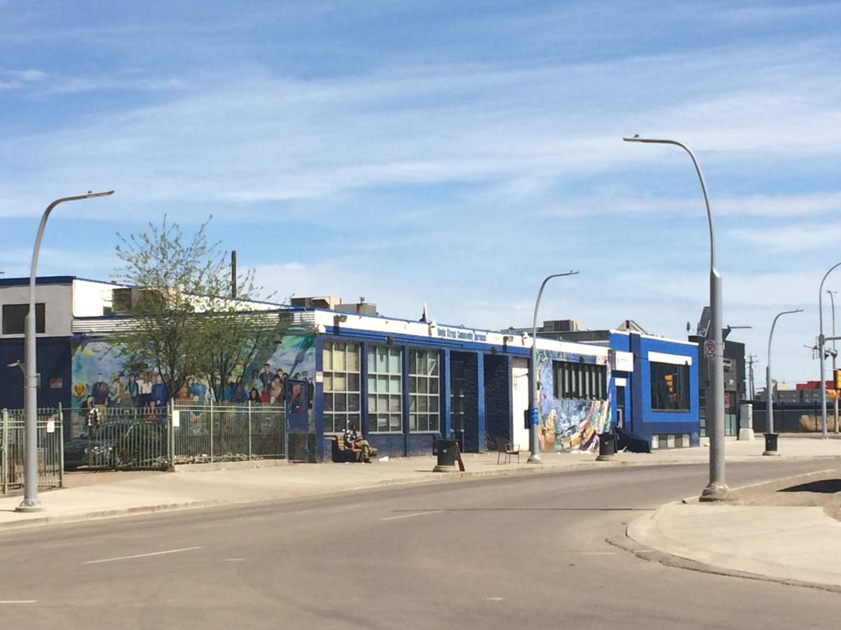 The current Boyle Street Community Services building sits along 105 Avenue.