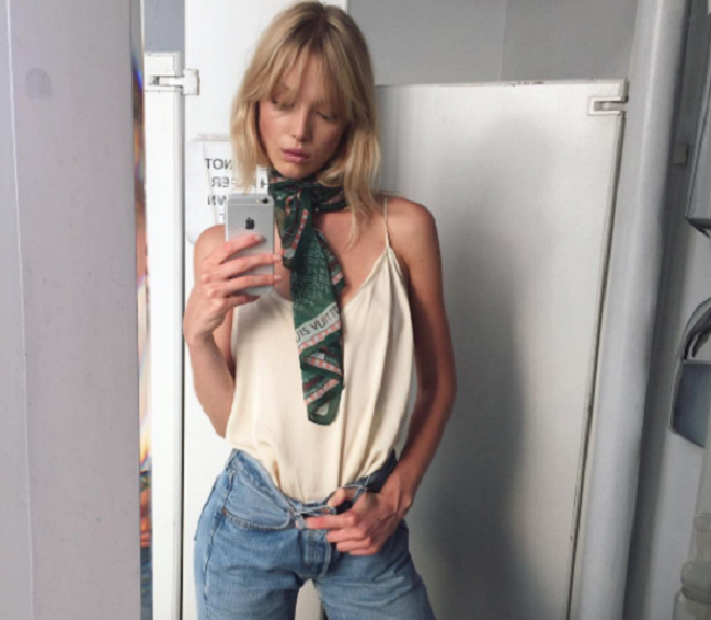 Danish model Ulrikke Hoyer has appeared in campaigns for Chloé, appeared in Elle magazine and walked the runways for Marchesa and  Stella McCartney, among others.