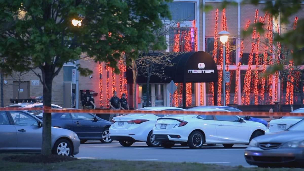 Police are investigating a homicide at the Moomba club in Laval. Thursday, May 18, 2017.