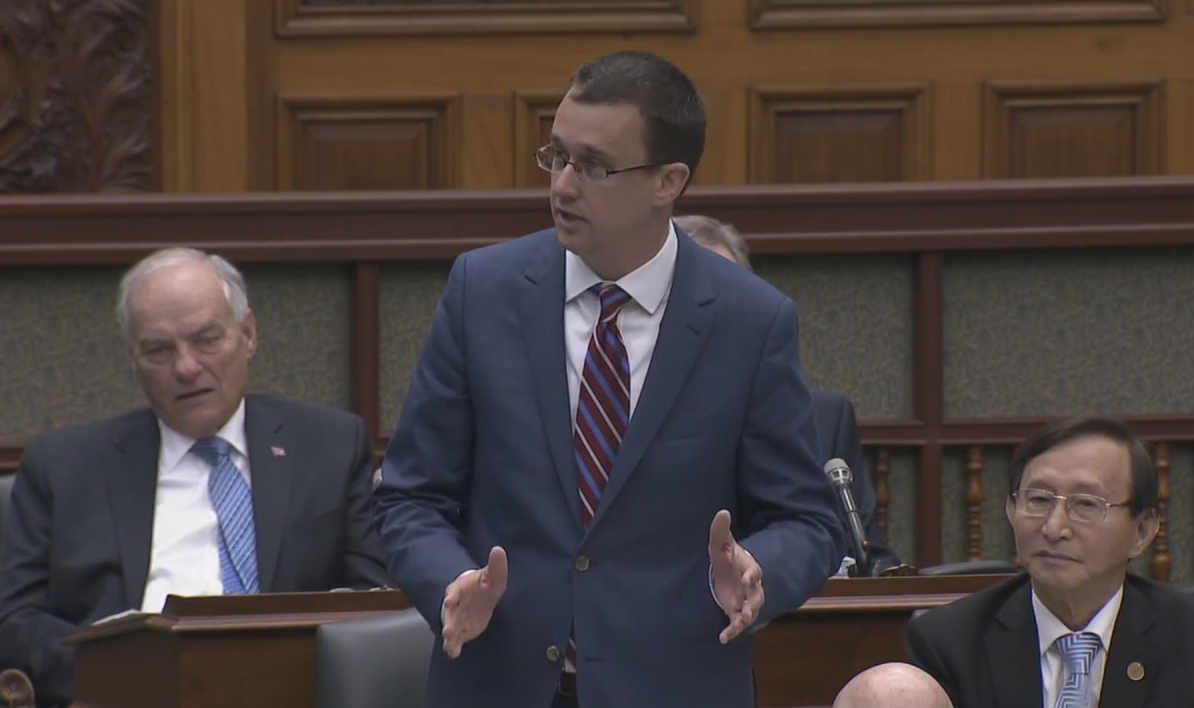 MPP Monte McNaughton at Queen's Park on May 18, 2017.