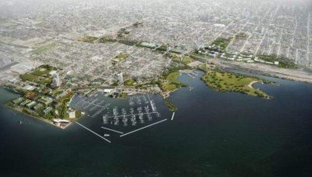 City of Hamilton Pier 7/8 redevelopment renderings.