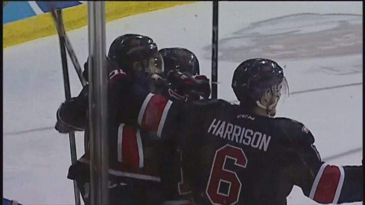 The Regina Pats scored five straight goals to come from behind and defeat the Lethbridge Hurricanes 7-4 on Sunday in Game 6 of the Eastern Conference final.