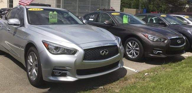 A 2017 file photo of an Infiniti Q50.