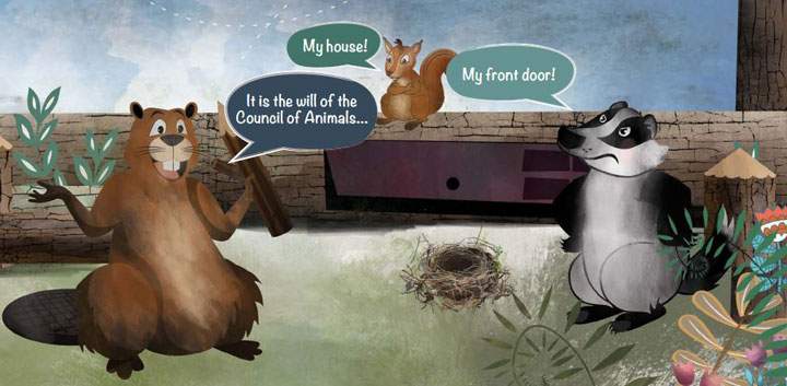 A picture from The Wise Owls, a children’s story released by the Senate of Canada.