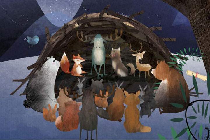 A picture from The Wise Owls, a children’s story released by the Senate of Canada.
