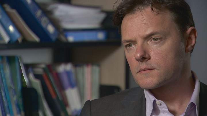 Dr. David Juurlink discusses a new report on the growing number of opioid prescriptions in Ontario at Sunnybrook Hospital in Toronto on May 17, 2017.