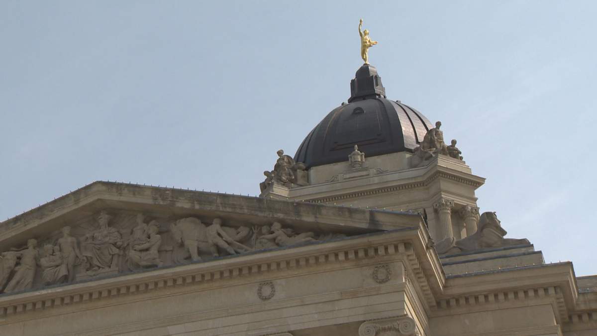 The Manitoba Legislature will be looking a little brighter on Saturday.