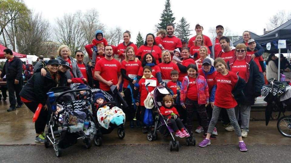 Team Dunner at the Mandarin MS Walk on May 1, 2016, in London, Ont.