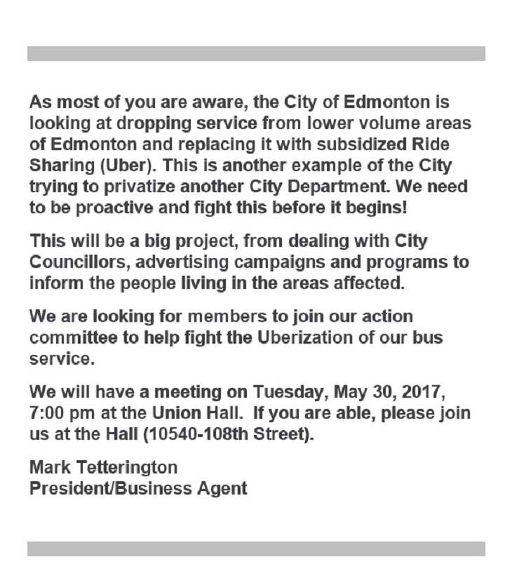 ETS Uber memo
