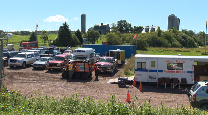 Police and Ground Search & Rescue searched a Lower Truro, N.S. property for three days in August 2015.