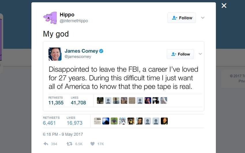 The tape may or may not be real, but this tweet isn't. 