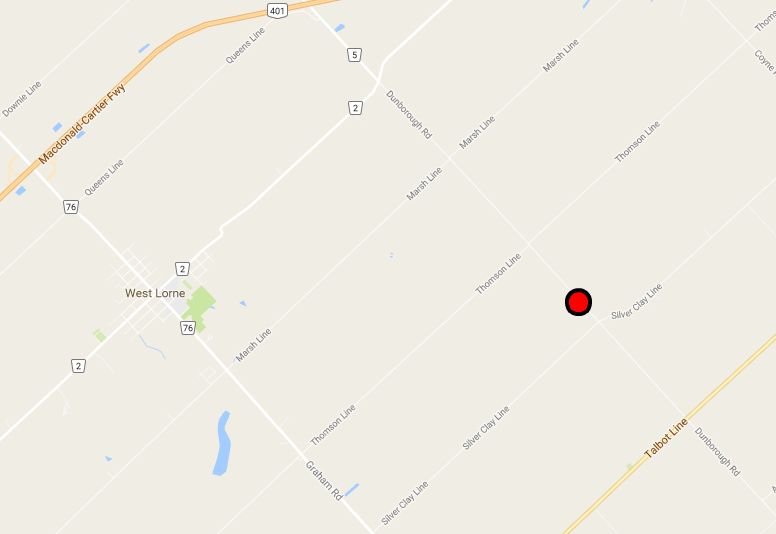 A cyclist was struck by a vehicle along Dunborough Road, early Saturday morning.