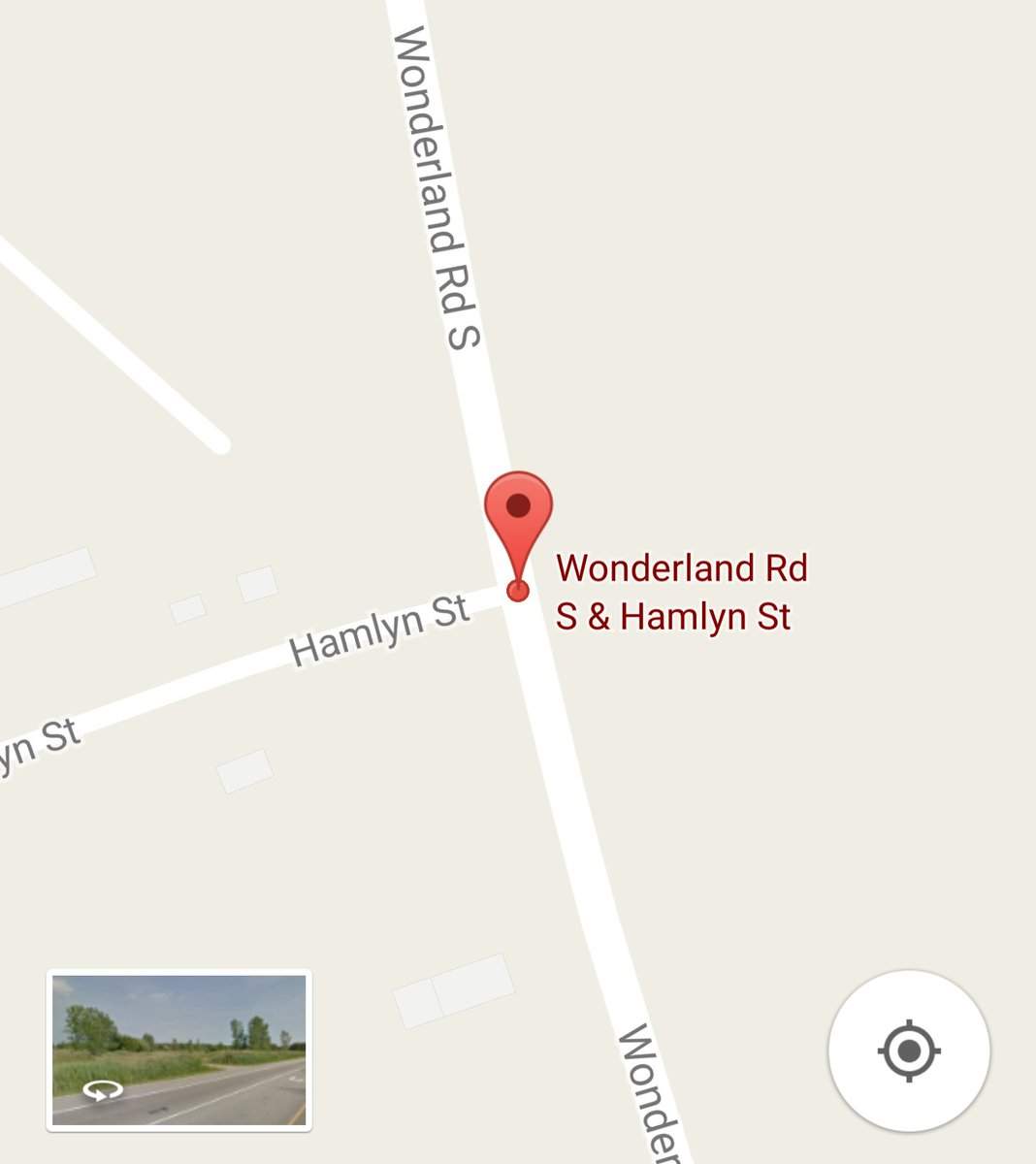 One person was treated by EMS and transported to hospital after a two-vehicle crash early Monday morning at Wonderland Rd. South and Hamlyn St.