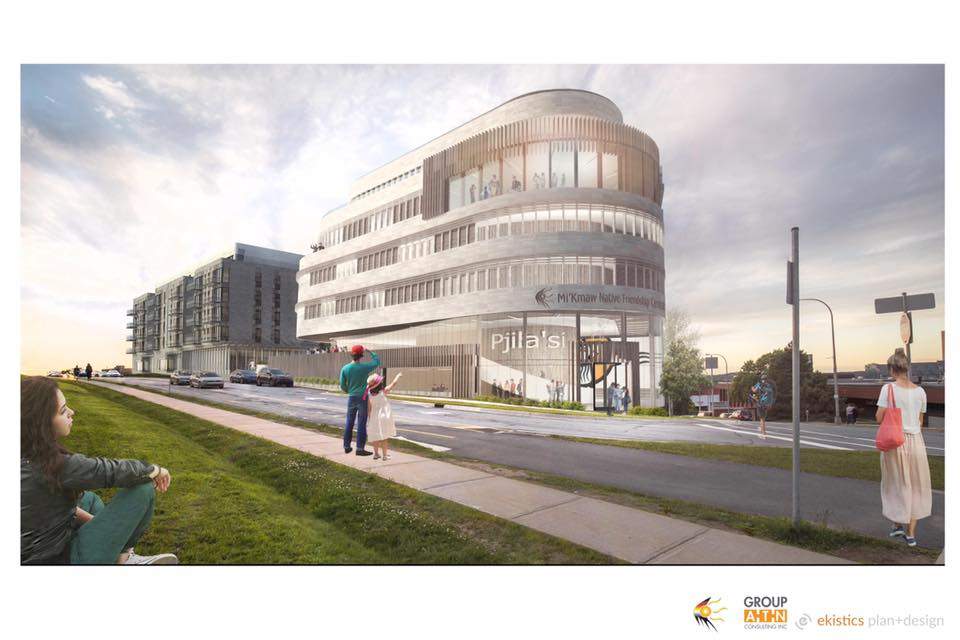 One in a series of conceptual drafts envisioning what the new Mi’kmaw Native Friendship Centre on Gottingen Street might look like.