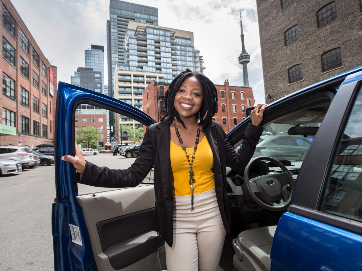 Aisha Addo's DriveHER ride-share business, which is exclusively for women, will launch later this summer. 
