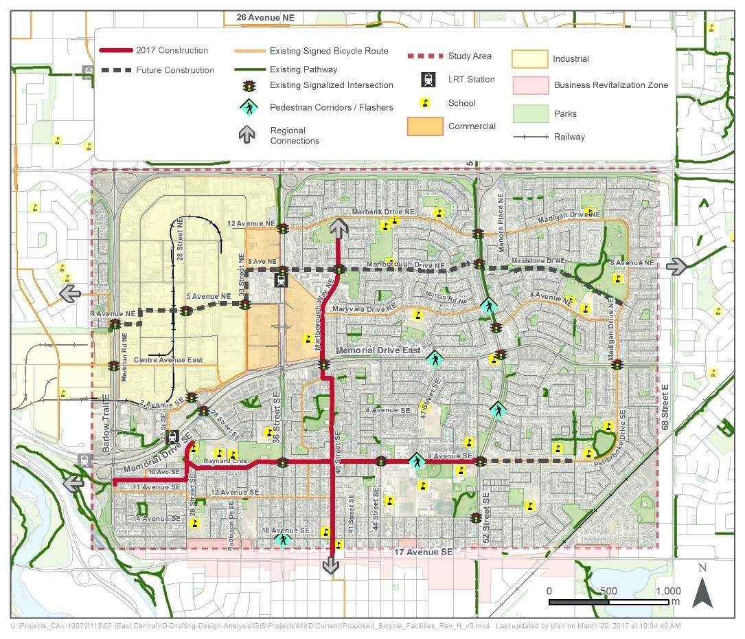 Calgarians can expect construction as the city adds bike lanes.
