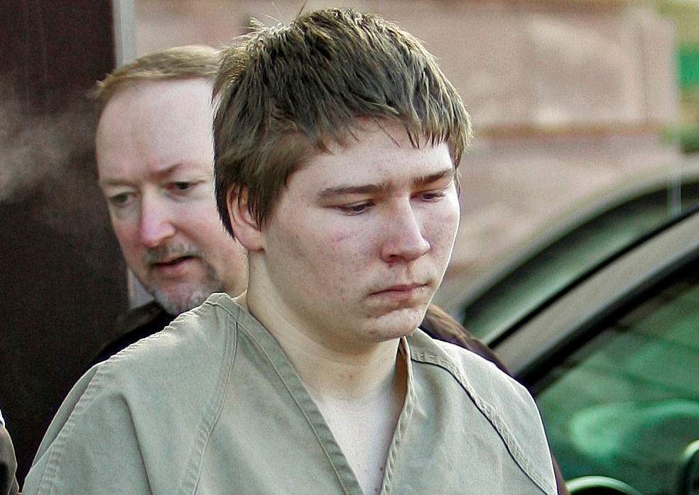 In this March 3, 2006, file photo, Brendan Dassey, is escorted out of a Manitowoc County Circuit courtroom in Manitowoc, Wis. 