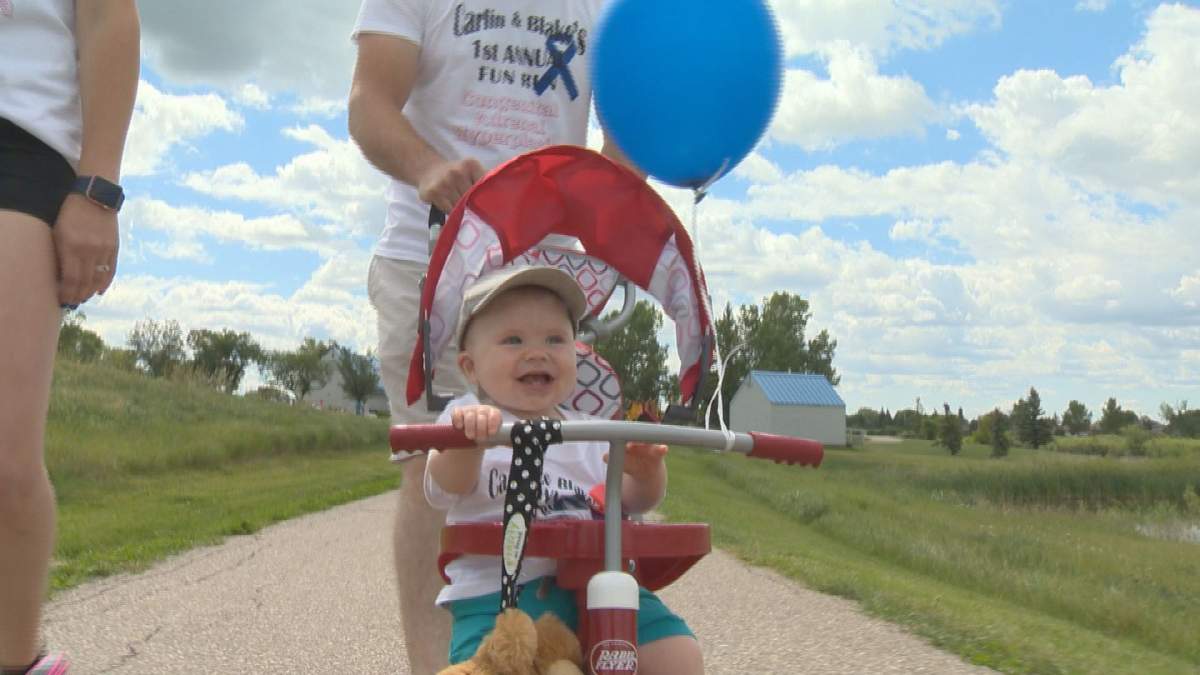 Carlin Foley was diagnosed with congenital adrenal hyperplasia just four days after he was born.