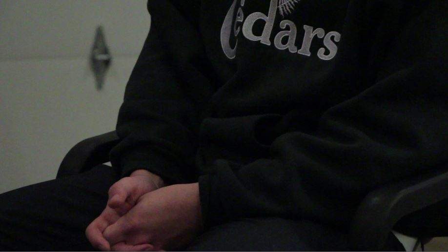 One of the clients at the Cedars recovery house.