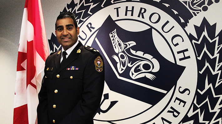 Del Manak became Victoria’s police chief in July.