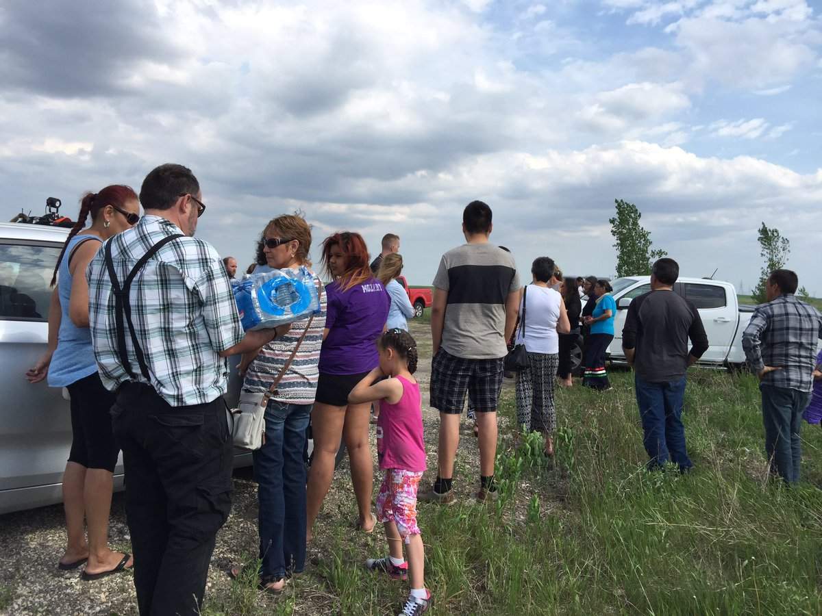 Dozens gather to remember Christine Wood Tuesday.