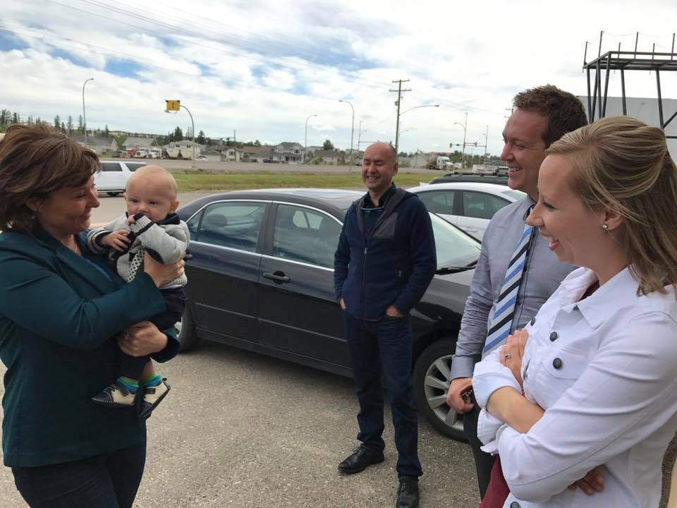 Premier Christy Clark makes a quiet, campaign-style stop in Fort St. John with just days to go before the Speech from the Throne.