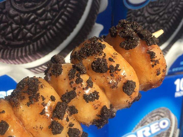 Cookies and cream mini doughnuts on the 2017 K-Days menu.