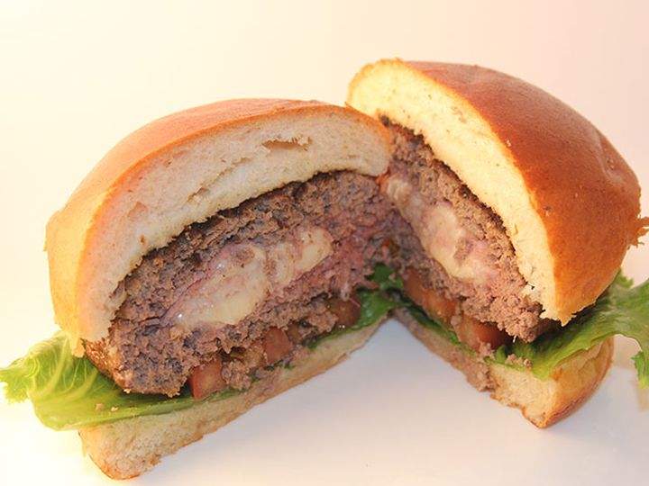 Hickory smoked cordon bleu stuffed burger on the 2017 K-Days menu.