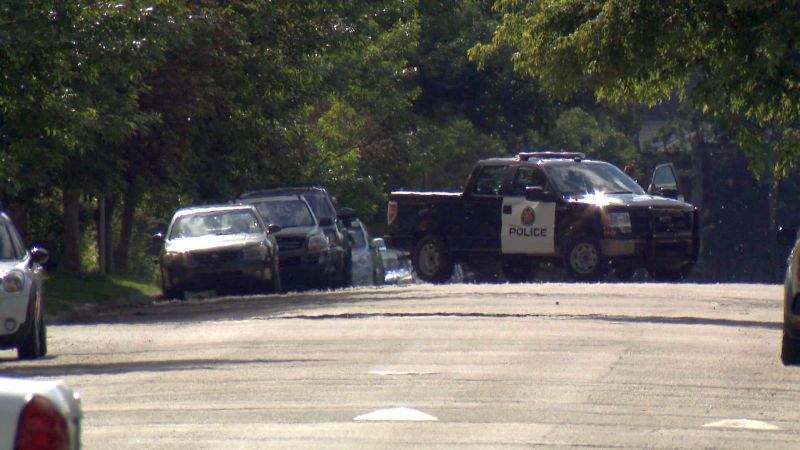 Calgary police were involved in a standoff in the area of 22 Street and 7 Avenue N.W. on Wednesday, June 14, 2017. 