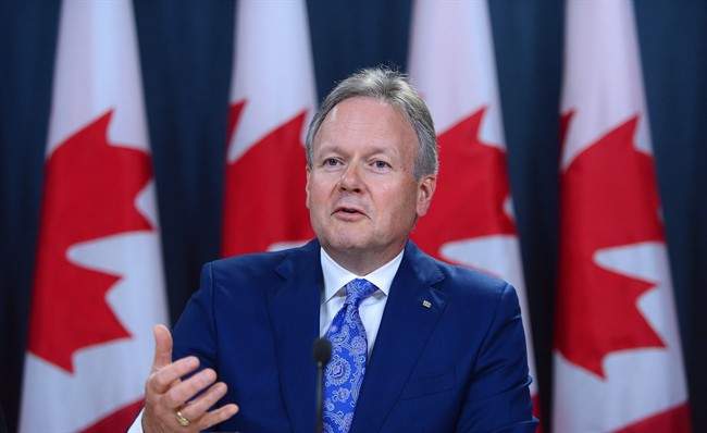 Stephen Poloz, Governor of the Bank of Canada, holds a press conference at the National Press Theatre in Ottawa on Wednesday, June 8, 2017.
