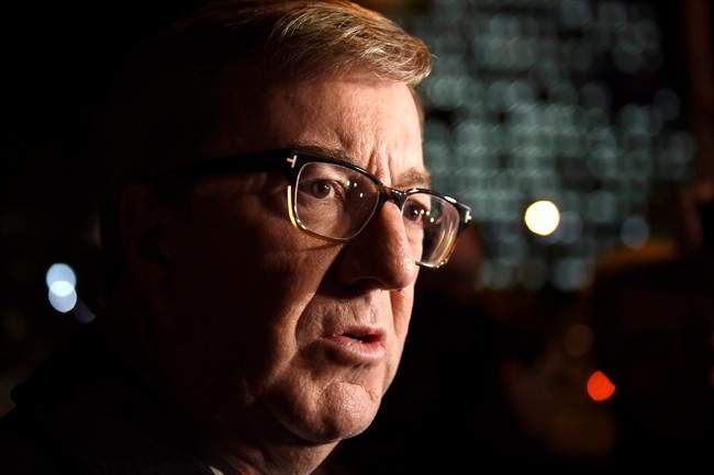 Ottawa Mayor Jim Watson speaks in Ottawa, Thursday, Nov. 10, 2016. 