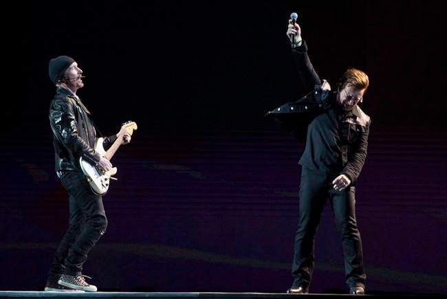 Irish rockers U2 kicked off their world tour of the Joshua Tree in Vancouver on May 12, 2017.