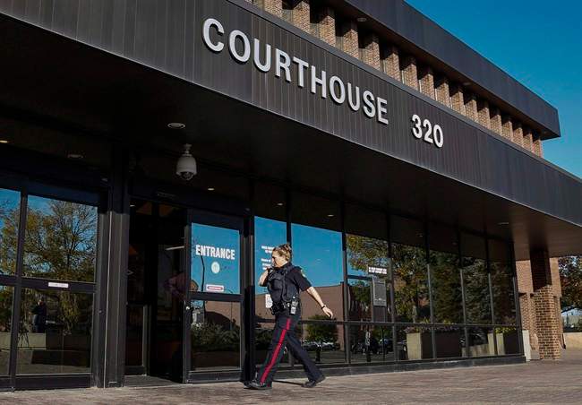 The courthouse in Lethbridge is pictured here. 