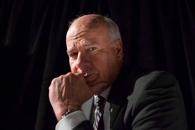 CBC news anchor Peter Mansbridge.