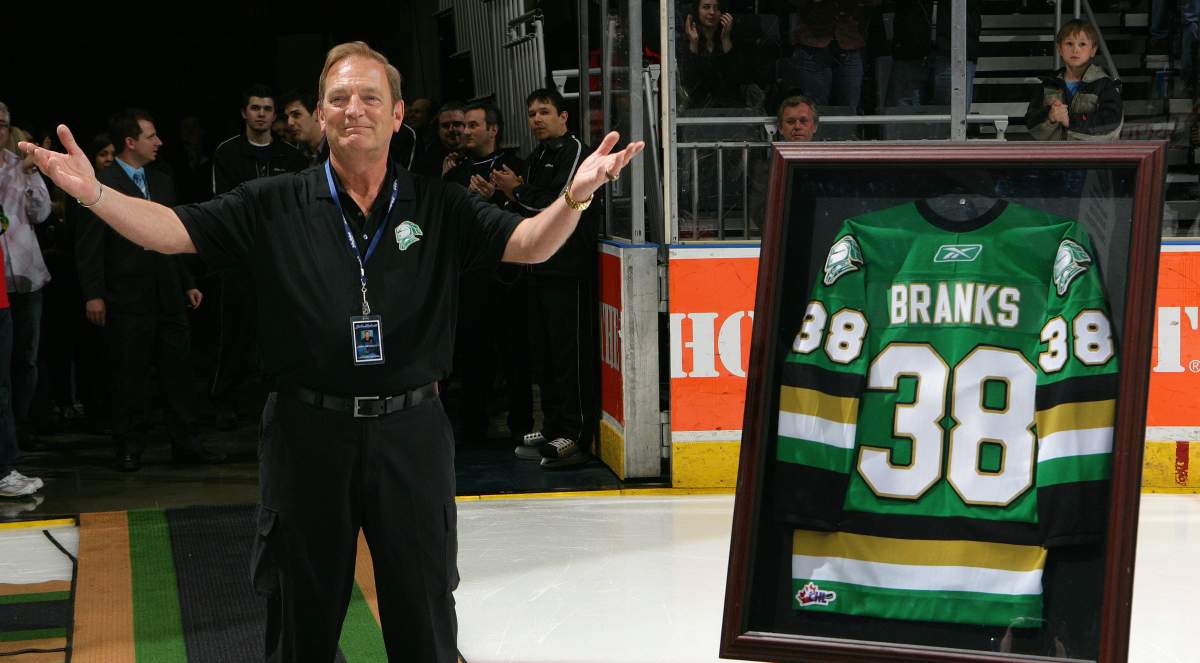 Former London Knights trainer Don Brankley.