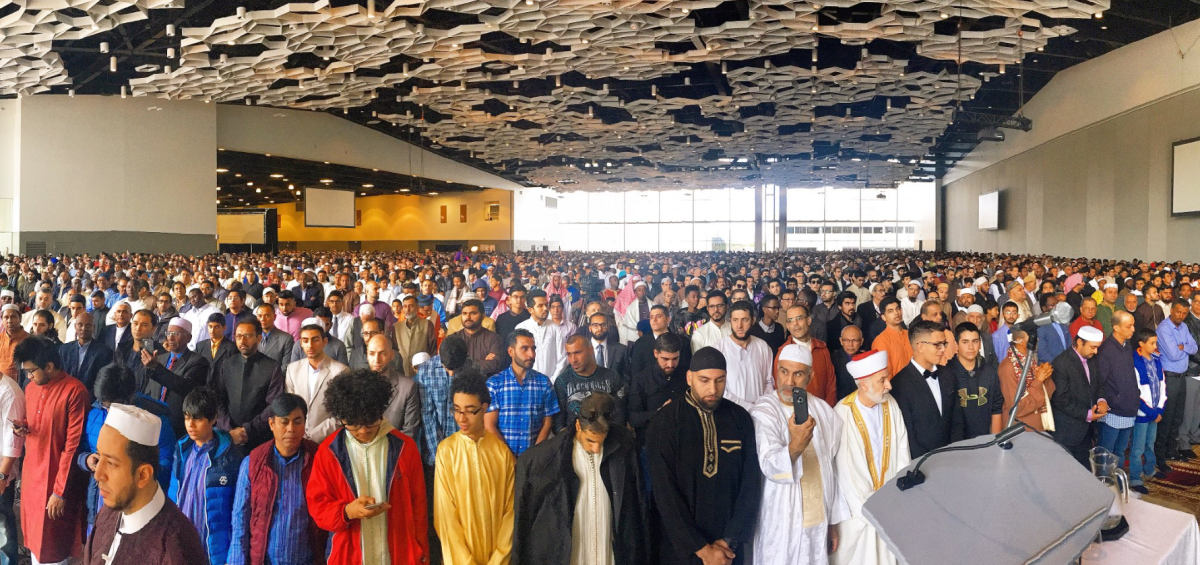 Eid celebrations in Winnipeg on Sunday.