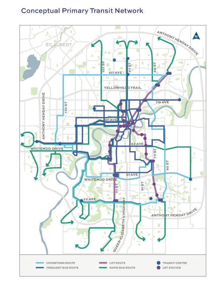 Edmonton transit strategy outlines drastic shift in service, aligns supply with demand - image