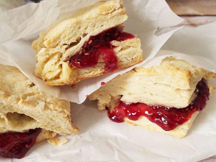 Fresh fruit fair scones on the 2017 K-Days menu.