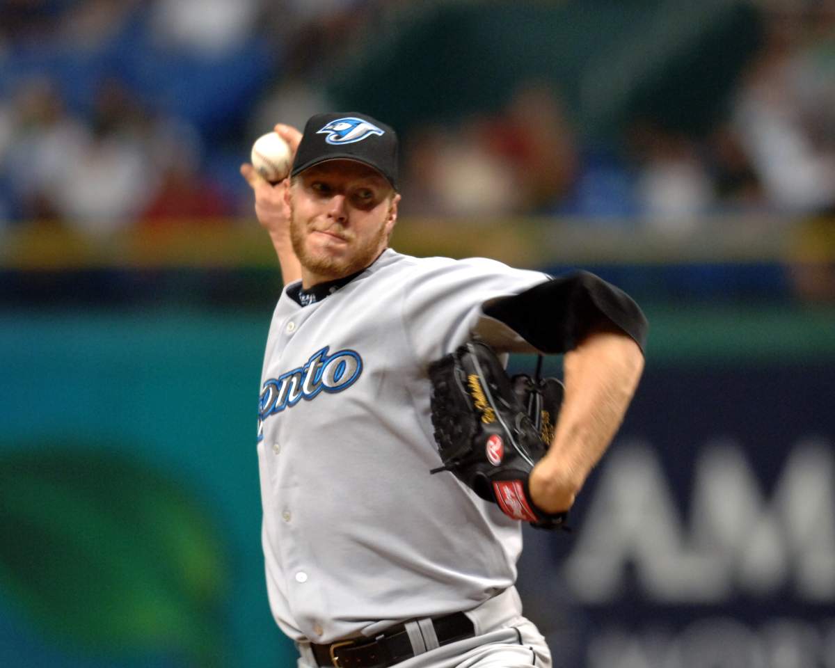 Toronto Blue Jays pitcher Roy Halladay starts  in  the season opener April 4, 2005 against the Tampa Bay Devil Rays.   