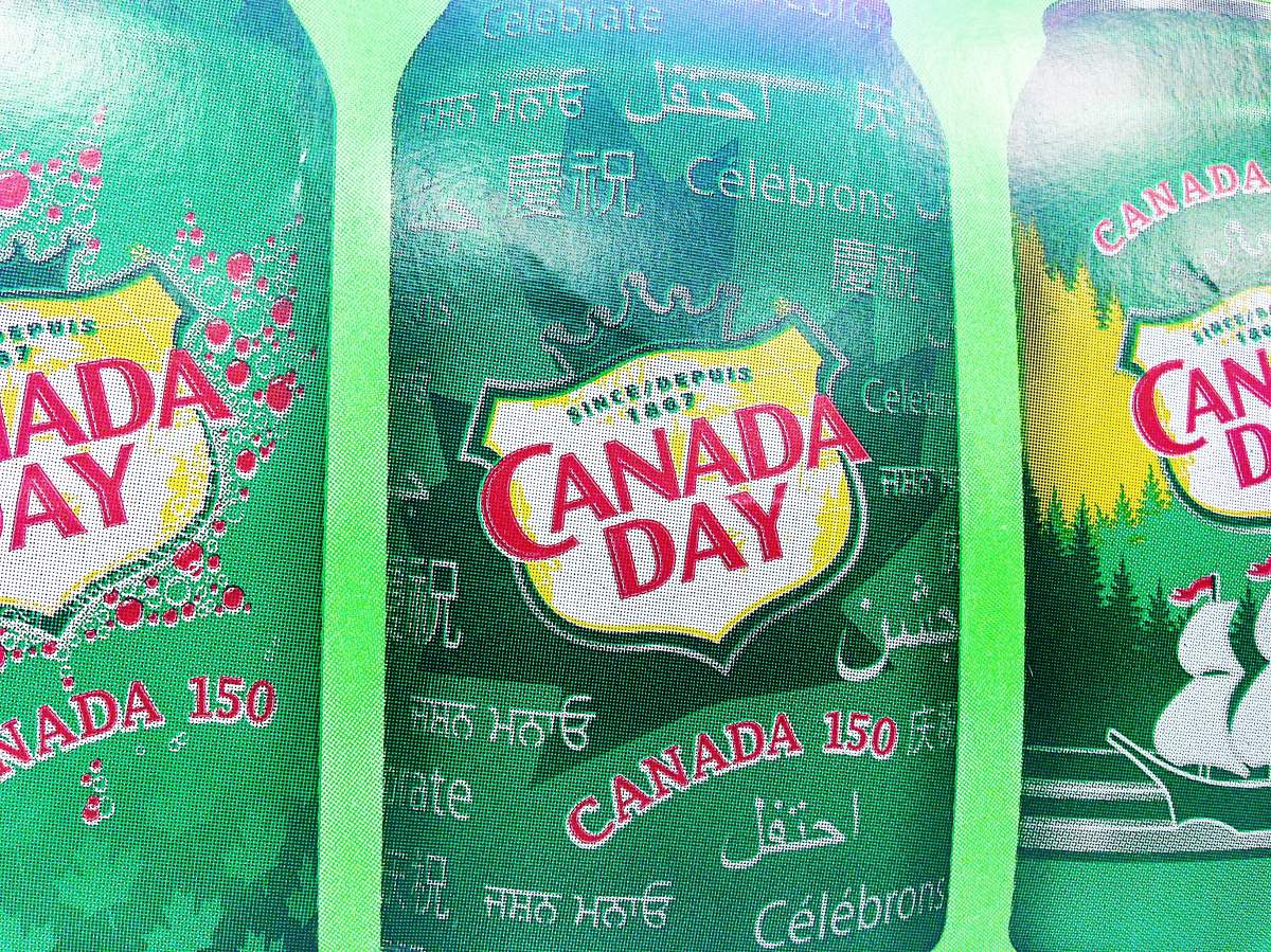 Canada Dry commemorative can