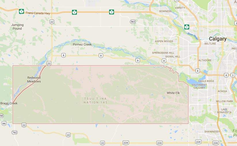 A screenshot of a Google map
